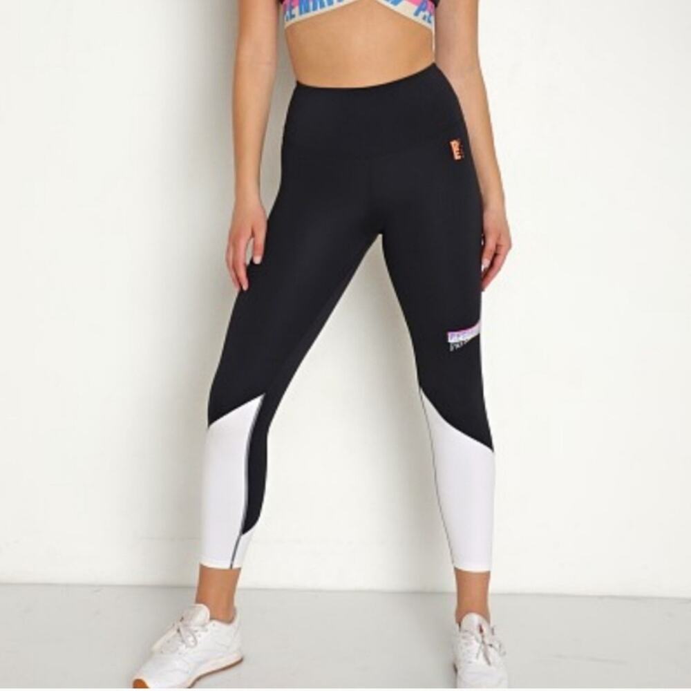 P.E Nation Half Volley Leggings Black Size Small